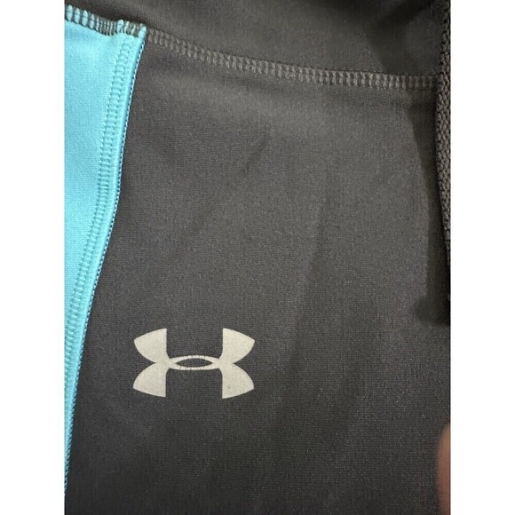 Under Armour Tights Womens M Gray Blue Heatgear Compression Stretch - Picture 4 of 15